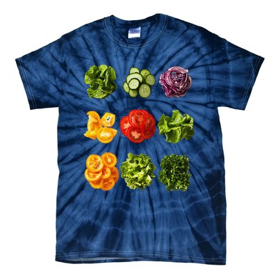 Saladkit Vegetable Motif Garden Saladkit Tie-Dye T-Shirt