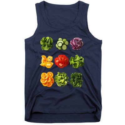 Saladkit Vegetable Motif Garden Saladkit Tank Top