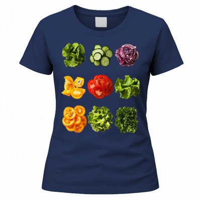 Saladkit Vegetable Motif Garden Saladkit Women's T-Shirt