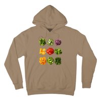 Saladkit Vegetable Motif Garden Saladkit Hoodie