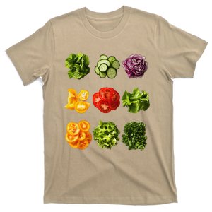 Saladkit Vegetable Motif Garden Saladkit T-Shirt