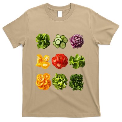 Saladkit Vegetable Motif Garden Saladkit T-Shirt