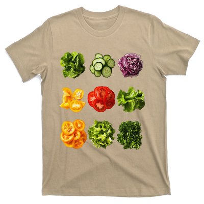 Saladkit Vegetable Motif Garden Saladkit T-Shirt