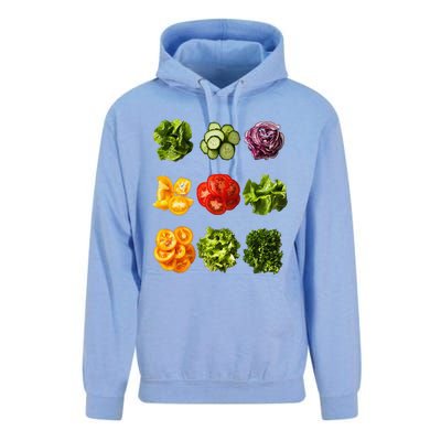 Saladkit Vegetable Motif Garden Saladkit Unisex Surf Hoodie