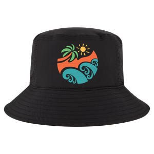 Summer Vacation Ocean Waves Cool Comfort Performance Bucket Hat