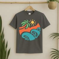 Summer Vacation Ocean Waves T-Shirt