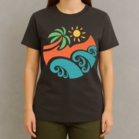 Summer Vacation Ocean Waves T-Shirt