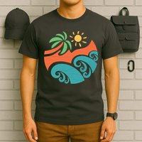 Summer Vacation Ocean Waves T-Shirt