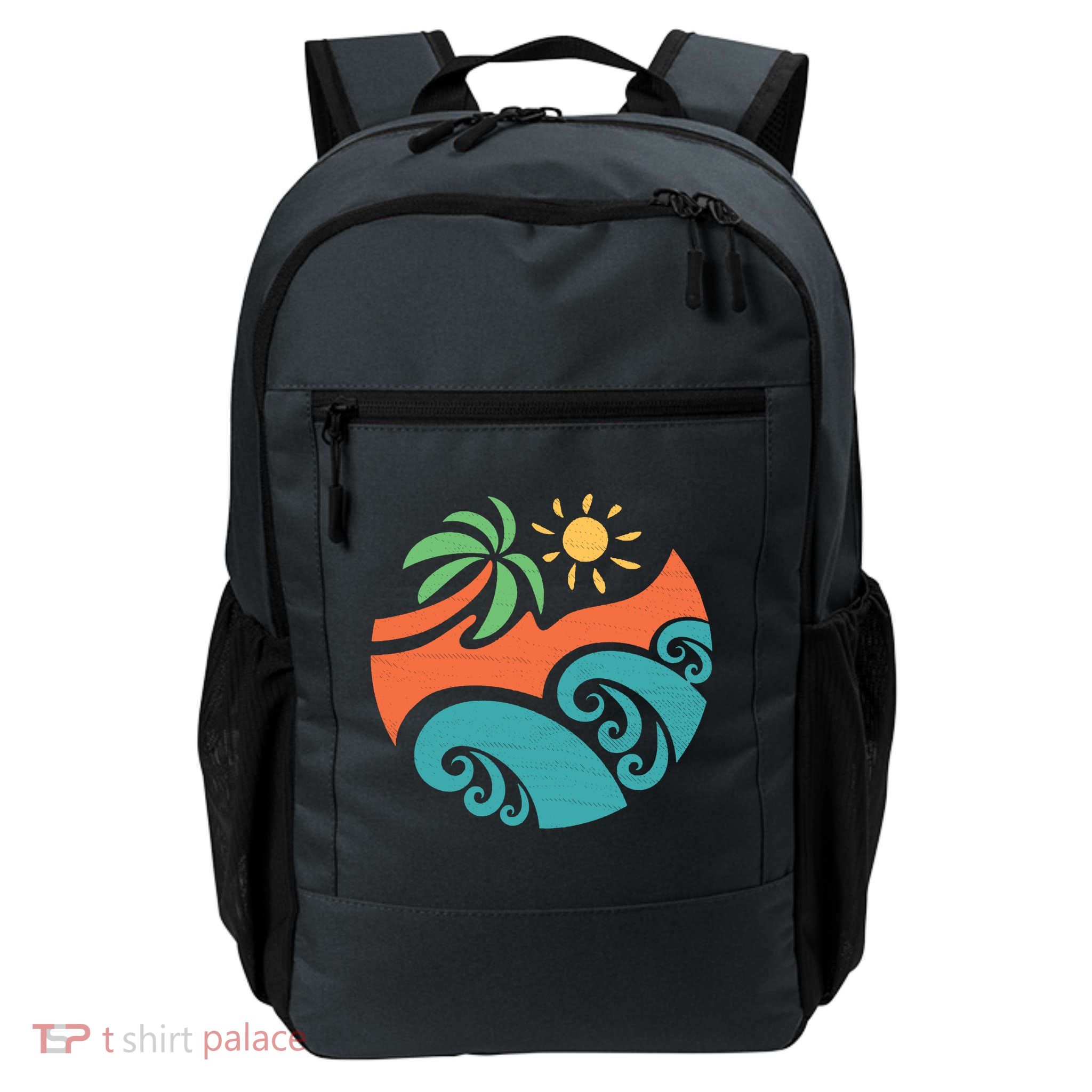 Summer Vacation Ocean Waves Daily Commute Backpack