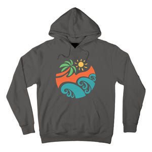 Summer Vacation Ocean Waves Tall Hoodie