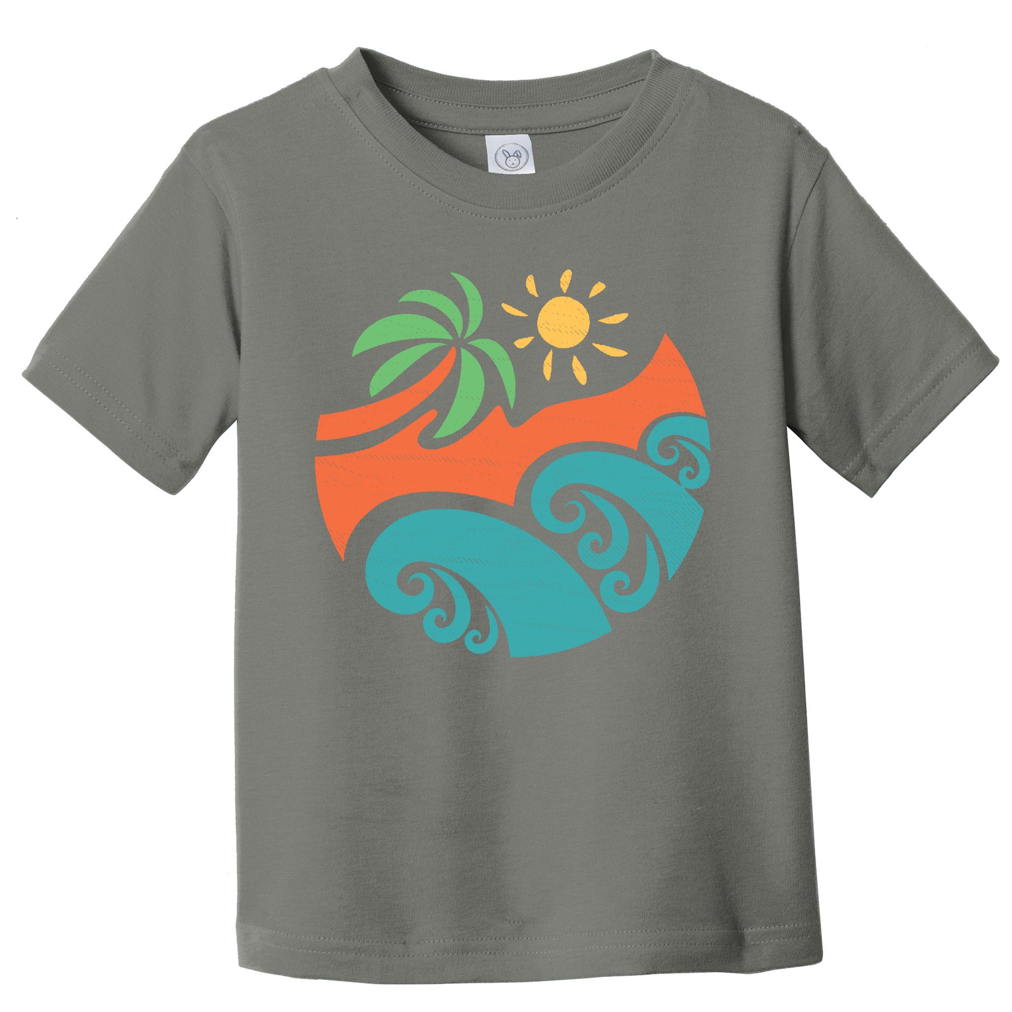 Summer Vacation Ocean Waves Toddler T-Shirt