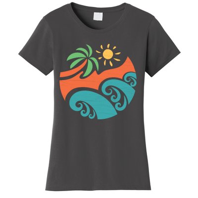 Summer Vacation Ocean Waves Women's T-Shirt