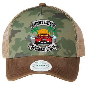 Sunset Vettes Of Northwest Florida Legacy Tie Dye Trucker Hat