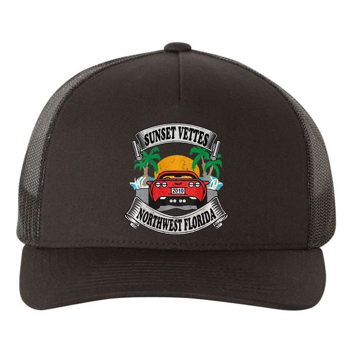 Sunset Vettes Of Northwest Florida Yupoong Adult 5-Panel Trucker Hat