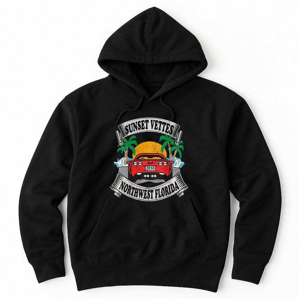Sunset Vettes Of Northwest Florida Hoodie