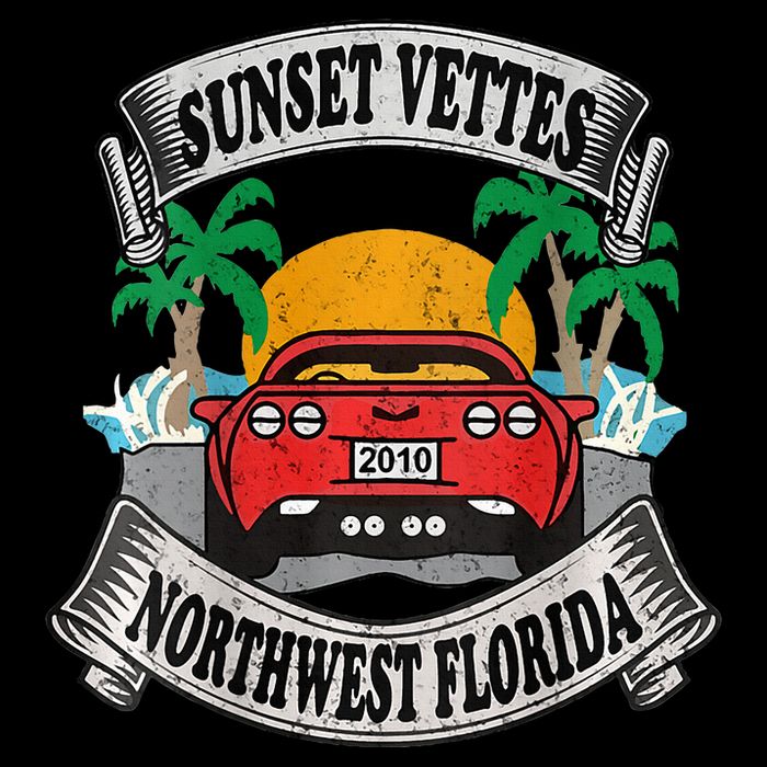 Sunset Vettes Of Northwest Florida Hoodie