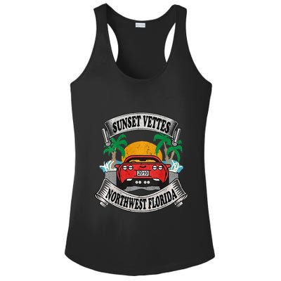 Sunset Vettes Of Northwest Florida Ladies PosiCharge Competitor Racerback Tank