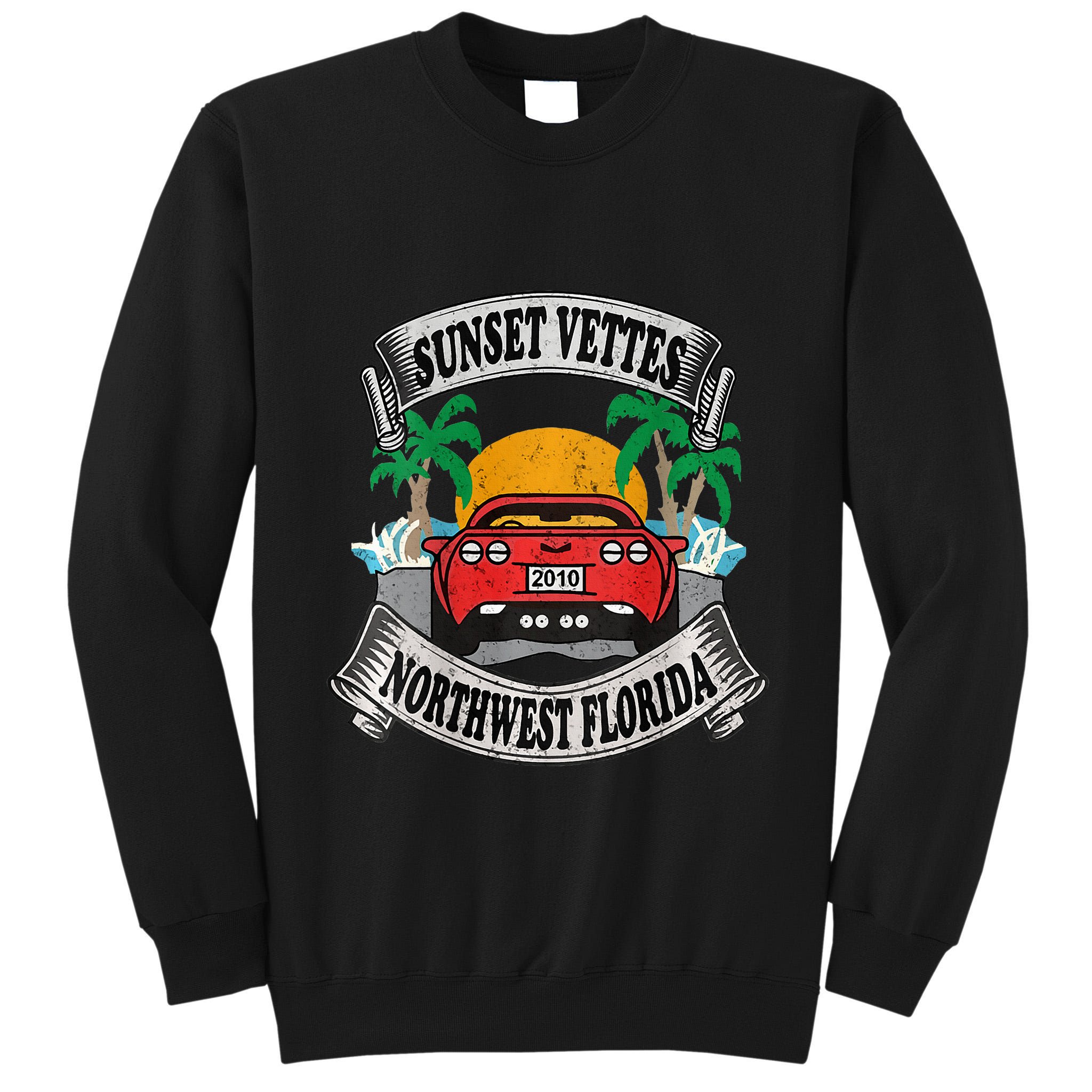 Sunset Vettes Of Northwest Florida Tall Sweatshirt