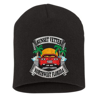 Sunset Vettes Of Northwest Florida Short Acrylic Beanie