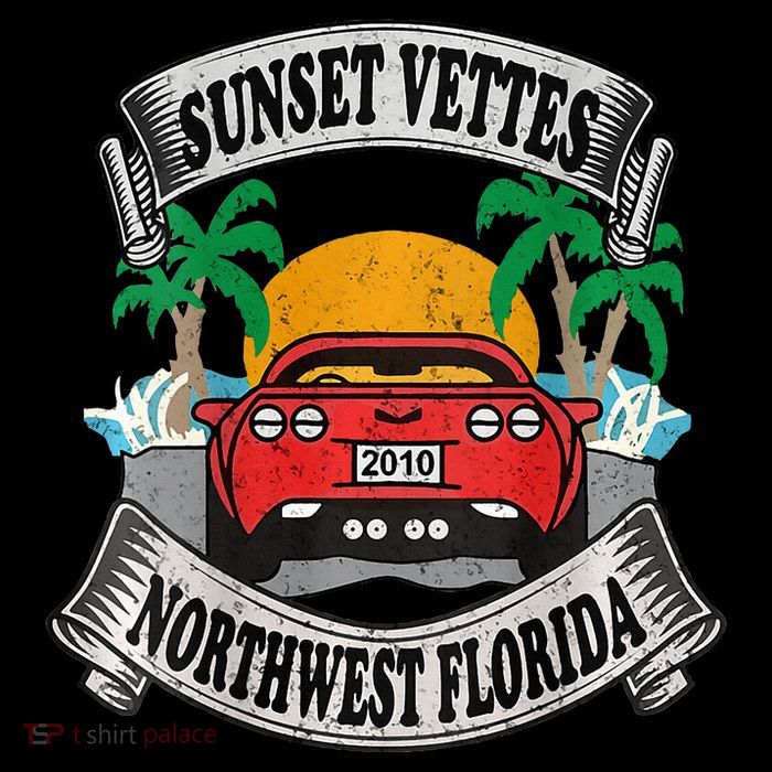 Sunset Vettes Of Northwest Florida Zip Tote Bag