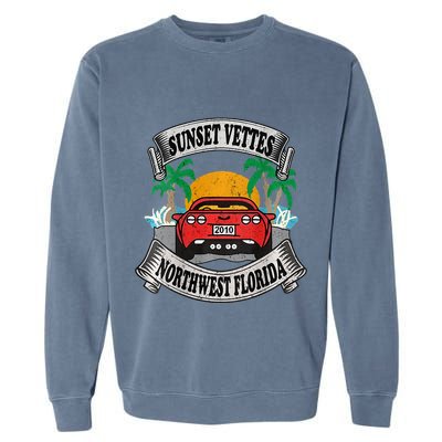 Sunset Vettes Of Northwest Florida Garment-Dyed Sweatshirt