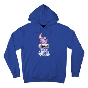 Spooky Vibes Only Halloween With Cat And Skulls Gift Hoodie