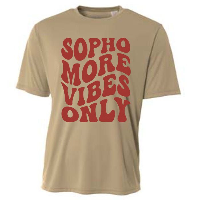 Sophomore Vibes Only First Day Of School 1st Day 10th Grade Cooling Performance Crew T-Shirt