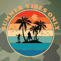 Summer Vibes Only Retro Beach Sunset Legacy Tie Dye Trucker Hat