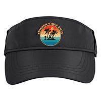 Summer Vibes Only Retro Beach Sunset Adult Drive Performance Visor