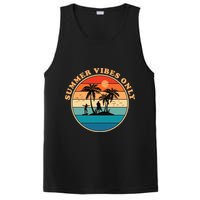 Summer Vibes Only Retro Beach Sunset PosiCharge Competitor Tank