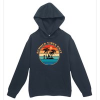 Summer Vibes Only Retro Beach Sunset Urban Pullover Hoodie