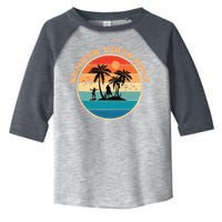 Summer Vibes Only Retro Beach Sunset Toddler Fine Jersey T-Shirt