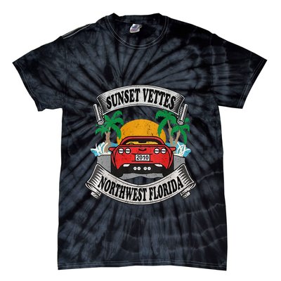 Sunset Vettes Of Northwest Florida Tie-Dye T-Shirt