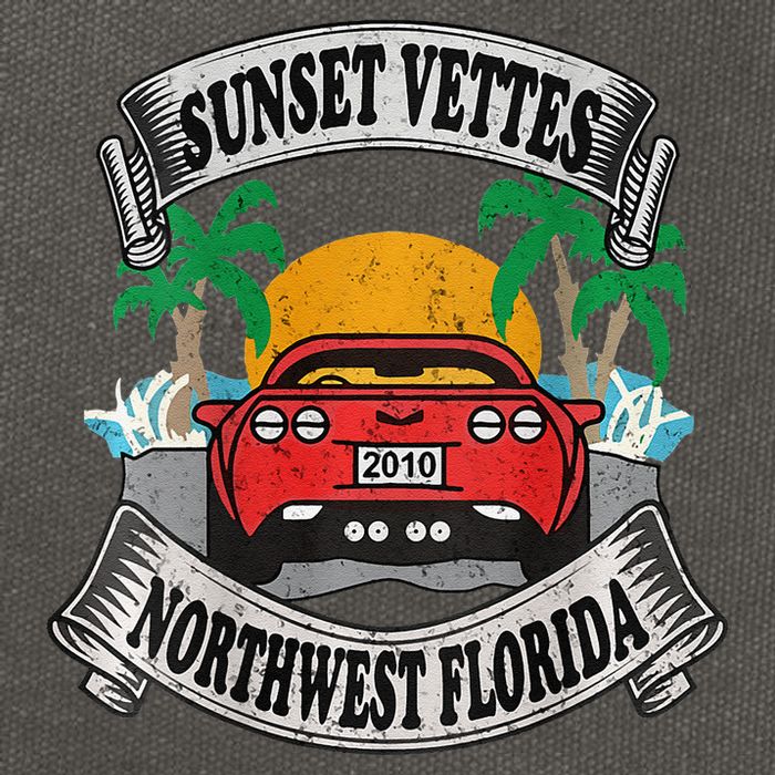 Sunset Vettes Of Northwest Florida Cotton Canvas Backpack