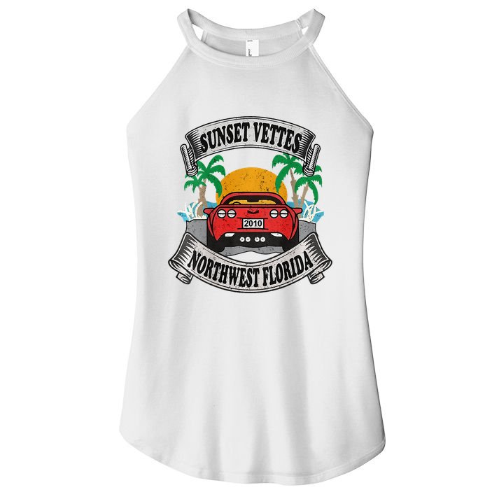 Sunset Vettes Of Northwest Florida Women's Perfect Tri Rocker Tank
