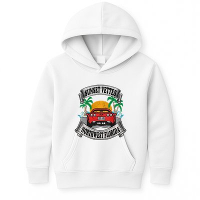 Sunset Vettes Of Northwest Florida Kids Hoodie