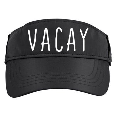 Summer Vacation Palm Retro Vintage Oh Hey Vacay Great Gift Adult Drive Performance Visor