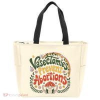 Sunset Vasectomies Prevent Abortions Vasectomy Zip Tote Bag
