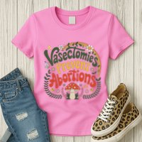 Sunset Vasectomies Prevent Abortions Vasectomy Womens T-Shirt