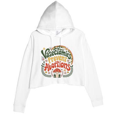 Sunset Vasectomies Prevent Abortions Vasectomy Crop Fleece Hoodie