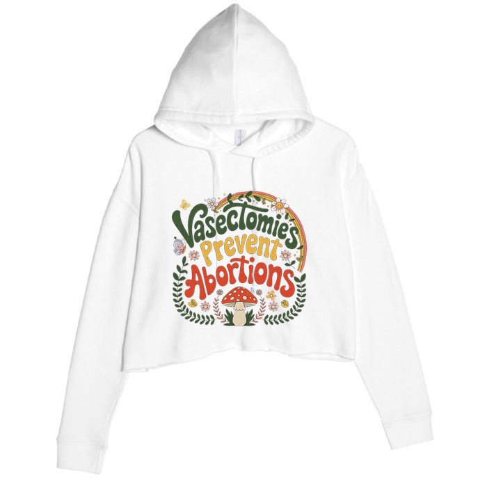 Sunset Vasectomies Prevent Abortions Vasectomy Crop Fleece Hoodie