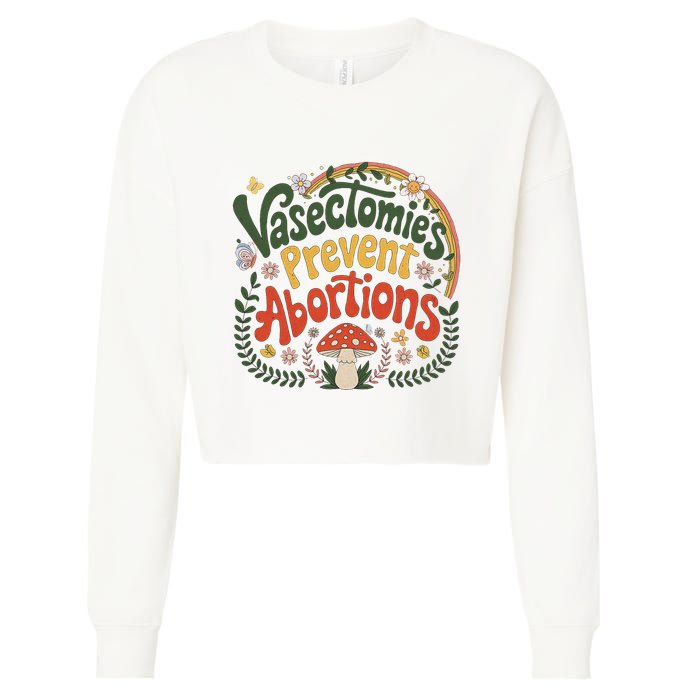 Sunset Vasectomies Prevent Abortions Vasectomy Cropped Pullover Crew