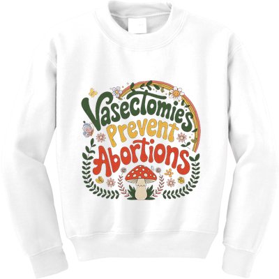 Sunset Vasectomies Prevent Abortions Vasectomy Kids Sweatshirt