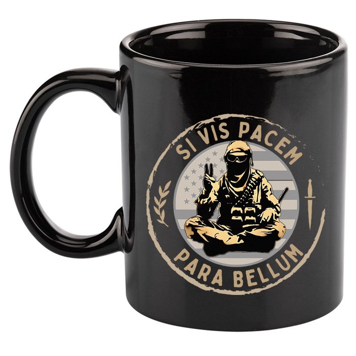 Si Vis Pacem Para Bellum 11oz C Handle Ceramic Mug