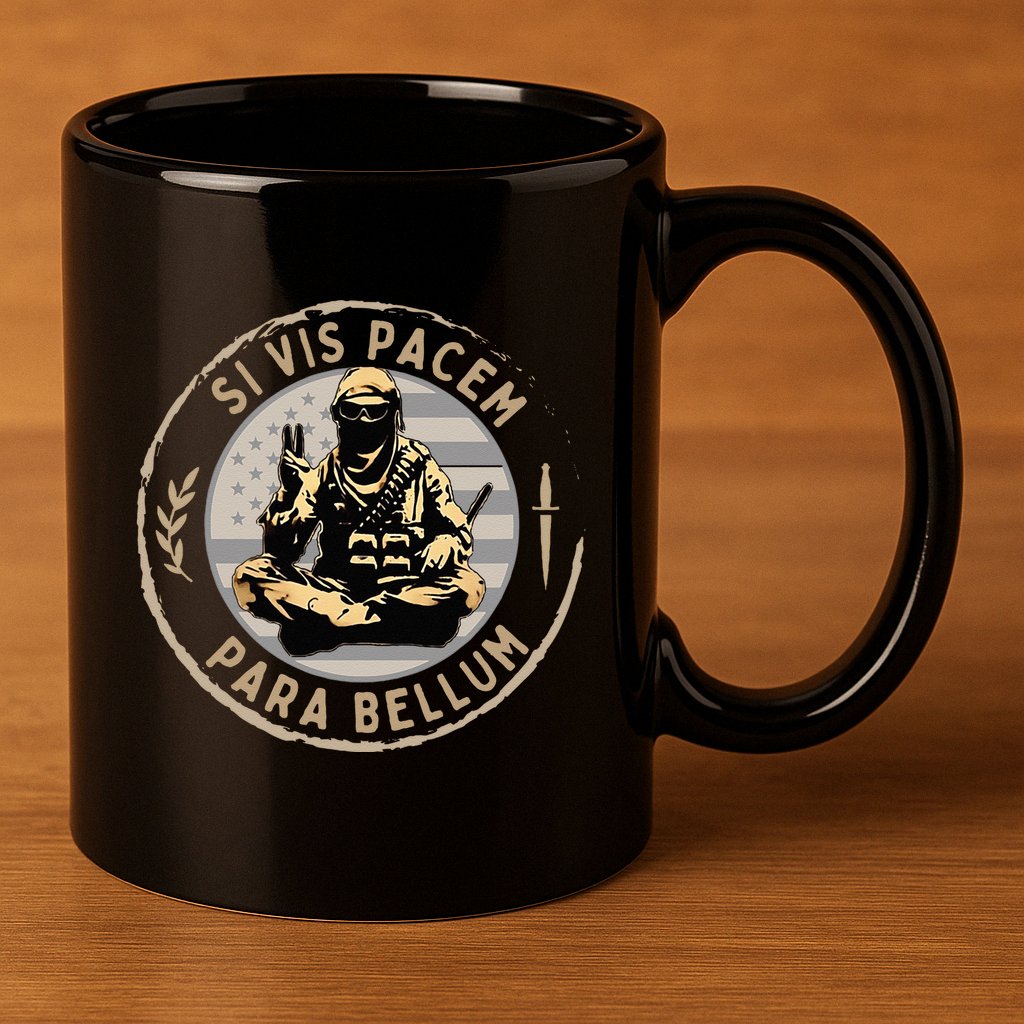 Si Vis Pacem Para Bellum 11oz C Handle Ceramic Mug