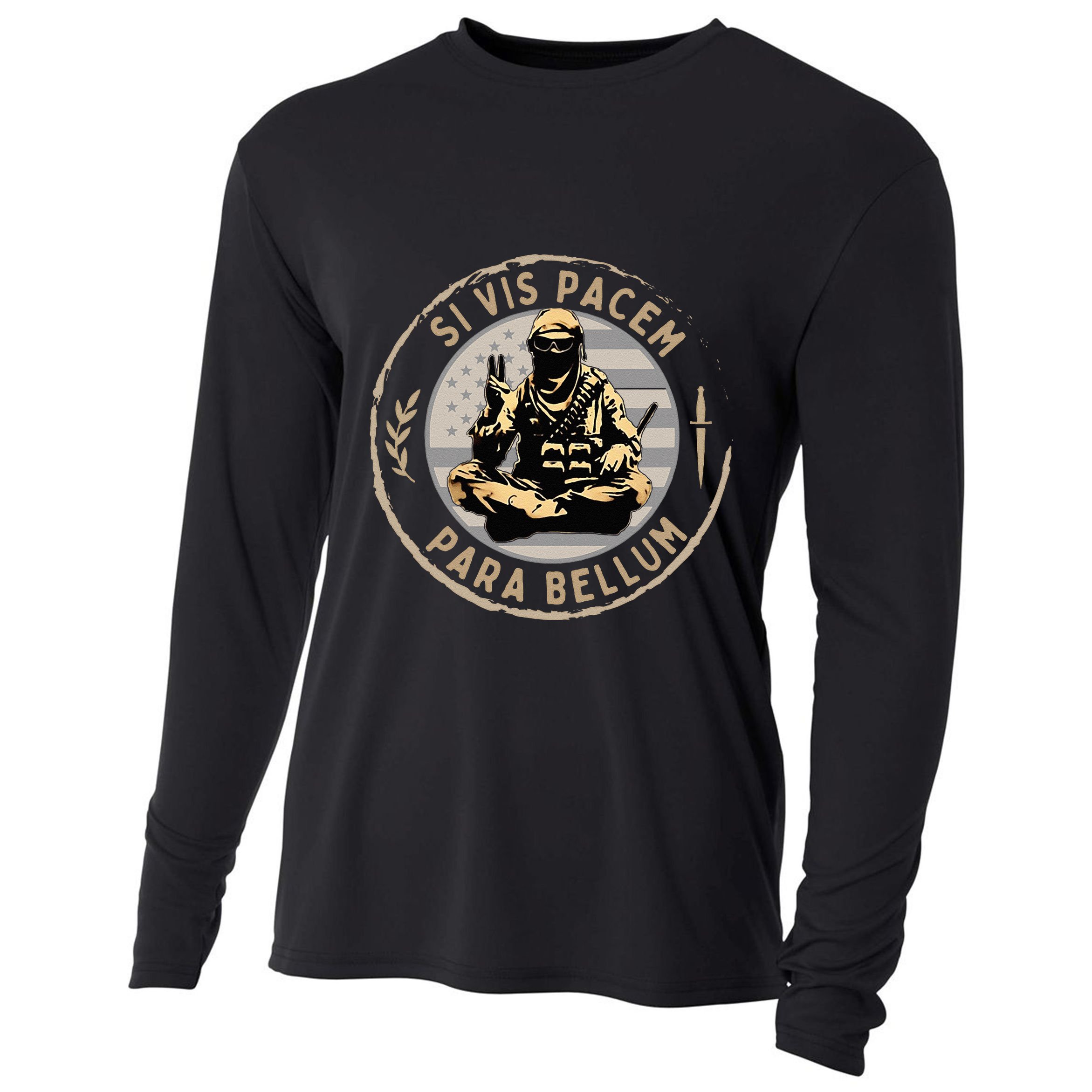 Si Vis Pacem Para Bellum Cooling Performance Long Sleeve Crew