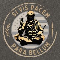 Si Vis Pacem Para Bellum Cotton Canvas Backpack