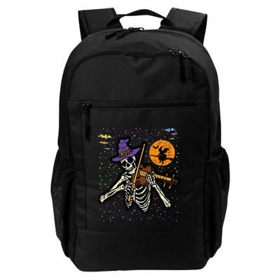 Skeleton Violin Player Halloween Costume Violinist Musician Daily Commute Backpack