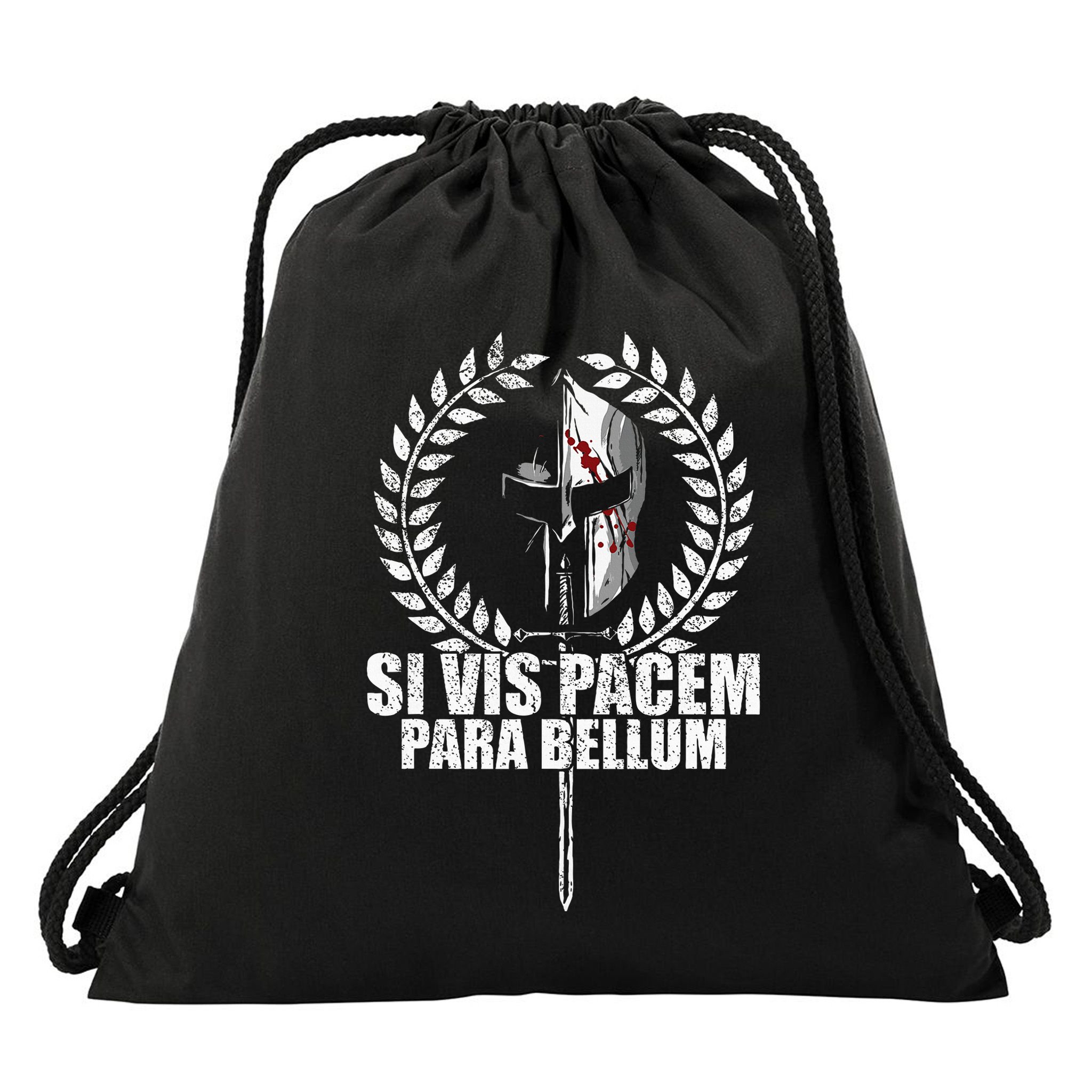 Si Vis Pacem Para Bellum Latin Wisdom Proverb Drawstring Bag