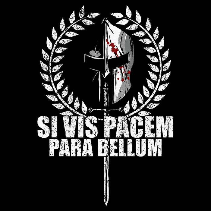 Si Vis Pacem Para Bellum Latin Wisdom Proverb Drawstring Bag